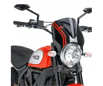 RETROVISION FOR DUCATI SCRAMBLER BLACK - D.SMOKE